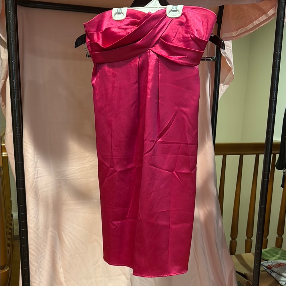 Elegant Pink Strapless Dress by Forever 21